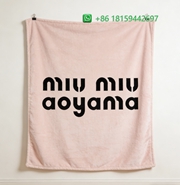 Miumiu Throw Blankets